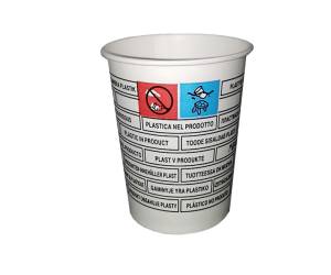 Bicchieri in carta - 180 ml - PEFC - con marcatura SUP - conf. 50 pezzi - Dopla - 42159 - 8005090012546 - DMwebShop