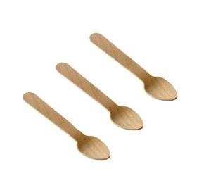 Cucchiaini in legno - 9,5 cm - conf. 48 pezzi - Leone - Q1014 - 8024112007377 - DMwebShop