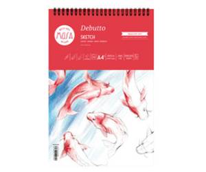 Blocco schizzi Debutto A4,120 gr 70 fogli bianco - 8784