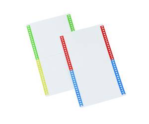 Cartellini per cartelle sospese 140 mm pack 10 fogli da 34 cartoncini - 1522