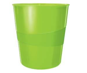 Cestino gettacarte WOW altezza 32-4 cm diametro 29 cm 15 lt verde lime - 1814