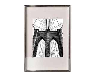 Cornice in PVC e crilex A4 argento - 4911