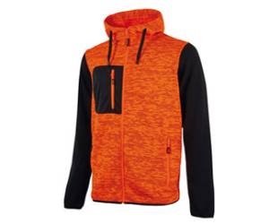Felpa da lavoro Rainbow taglia XL arancione fluo - 10199