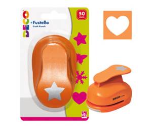Fustella motivo cuore dimensione sagoma 50 mm - 8878