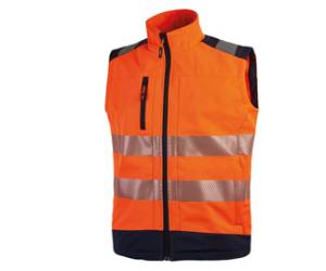 Gilet alta visibilta Softshell Dany taglia L arancio fluo - 10551