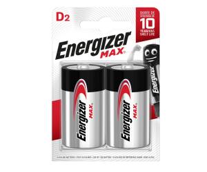 Pila torcia D LR20 Max blister 2 pezzi - 2808