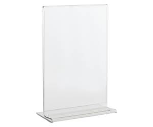 Portadepliant con base a T A6,10,5 x 15 cm - 4604