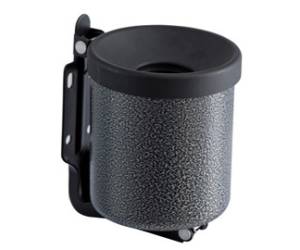 Posacenere murale Nido diametro 9,5 cm H 13,5 cm 0,5 lt metallo verniciato - 7998