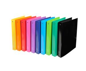 Raccoglitore Iderama A4,4 anelli diametro 30 mm 10 colori assortiti - 877