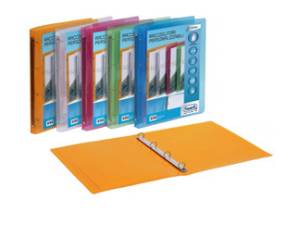 Raccoglitore personalizzabile Lumina 22 x 30,4 anelli tondi 15 mm PP colori assortiti - 891