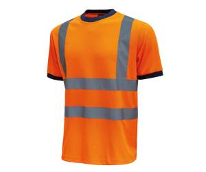 T shirt alta visibilita Glitter taglia L arancio fluo - 10573
