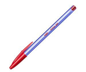 Penna a sfera con cappuccio Cristal Soft - punta 1,2 mm - rosso - conf. 50 pezzi - Bic - 9185201 - 3086123340640 - DMwebShop