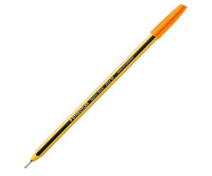 Penna a sfera Noris Stick - punta 1 mm - arancione - conf. 10 pezzi - Staedtler - 434 04 - 4007817437209 - DMwebShop
