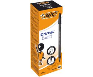 Penna a sfera - con cappuccio - Cristal Exact - punta 0,7 mm - nero - scatola 20 pezzi - Bic - 992603 - 3086123594142 - DMwebShop