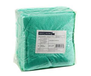 Panni microfibra Ultrega - 40 x 40 cm - verde - pack 10 pezzi - Perfetto - 26603 - 8052474266033 - DMwebShop