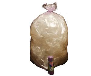 Sacchi - 70 x 110 cm - 110 lt - 22 micron - viola trasparente - conf. 10 pezzi - Rolsac - 10468 - 8010405020086 - DMwebShop