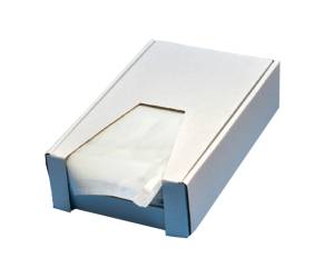 Busta adesiva portadocumenti senza stampa DL 22,8 x 12 cm carta trasparente Eco - 16550