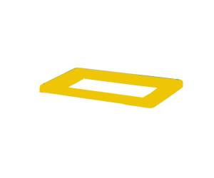 Coperchio per contenitore Bob Color 20 x 2 cm giallo Medial 790416 - 12212