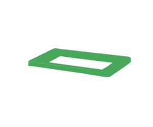 Coperchio per contenitore Bob Color 30 x 20 x 3,5 cm verde - 12200