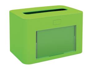 Dispenser personalizzabile per tovaglioli interfogliati verde - 15373