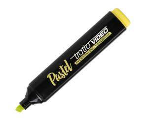 Evidenziatore Video pastel punta a scalpello da 1 mm 5,0 mm giallo pastel - 16358