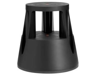 Sgabello Roll a step nero 24 x 45 x 45 cm Caimi - 13559