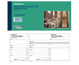 Blocco ricevute-fatture affitto madre-figlia - 100 pagine - 10 x 21,5 cm - Data Ufficio - DU160200000 - 8008842594536 - DMwebShop