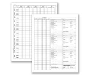 Registro prospetto riepilogativo associazioni sportive - 8 pagine - 31 x 24,5 cm - Data Ufficio - DU13852S000 - 8008842531838 - DMwebShop