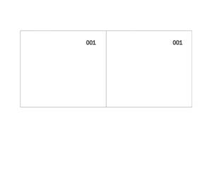 Blocco scontrino 2 sezioni 100 copie numerate bianco 5,8 x 13 cm - 19663