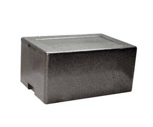 Cassa termica in polipropilene espanso per il trasporto alimenti 61 x 43 x 28,5 cm - 18836