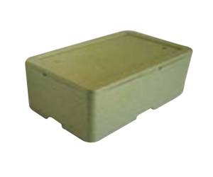 Cassa termica in polistirolo espanso per il trasporto alimenti 57,8 x 37,4 x 21,1 cm - 18806