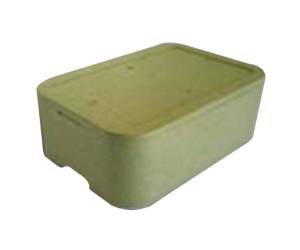 Cassa termica in polistirolo espanso per il trasporto alimenti 59,4 x 41,5 x 18,5 cm - 18807