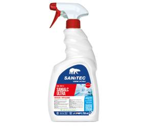 Detergente alcolico Sanialc Ultra per superfici e tessuti trigger 750 ml - 19563