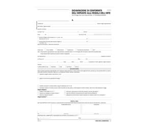 Dichiarazione conformita impianto snap 5 copie autoricalcanti 31 x 21 cm - 19305