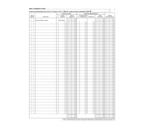Registro beni ammortizzabili 45 pagine numerate 31 x 24,5 cm - 19622