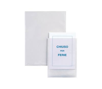 Buste autoadesive Iesti - PVC - 15 x 21 cm - trasparente - conf. 5 pezzi - Sei Rota - 321116 - 8004972001982 - DMwebShop