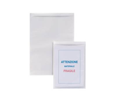Buste autoadesive Iesti Strip - PVC - A5 - 15 x 21 cm - trasparente - conf. 5 pezzi - Sei Rota - 321521 - 8004972002118 - DMwebShop