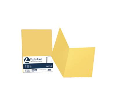 Cartelline semplici Luce - 200 gr - 25 x 34 cm - giallo sole - conf. 50 pezzi - Favini - A50B664 - 8007057262018 - DMwebShop