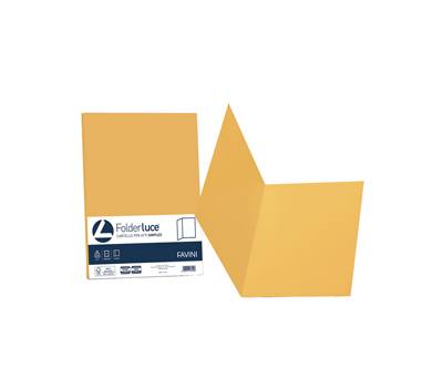Cartelline semplici Luce - 200 gr - 25 x 34 cm - giallo oro - conf. 50 pezzi - Favini - A50H664 - 8007057262070 - DMwebShop