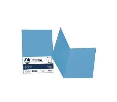 Cartelline semplici Luce - 200 gr - 25 x 34 cm - azzurro - conf. 50 pezzi - Favini - A50G664 - 8007057262063 - DMwebShop