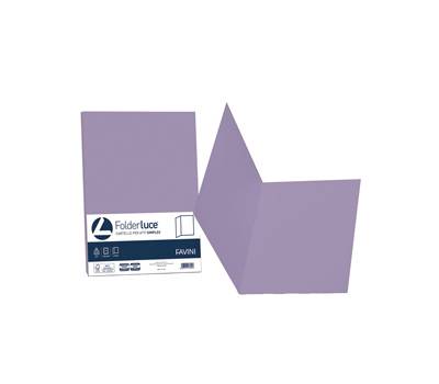 Cartelline semplici Luce - 200 gr - 25 x 34 cm - violetto - conf. 50 pezzi - Favini - A50J664 - 8007057262162 - DMwebShop