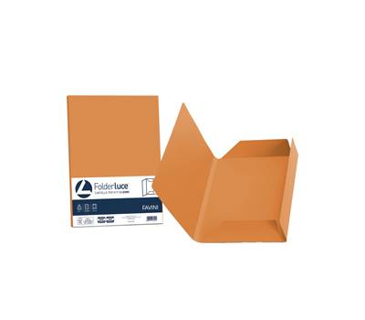 Cartelline 3 lembi Luce - 200 gr - 24,5 x 34,5 cm - arancio - conf. 25 pezzi - Favini - A50E434 - 8007057264937 - DMwebShop