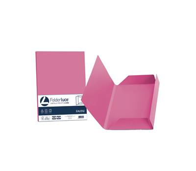 Cartelline 3 lembi Luce - 200 gr - 24,5 x 34,5 cm - ciclamino - conf. 25 pezzi - Favini - A50F434 - 8007057263251 - DMwebShop