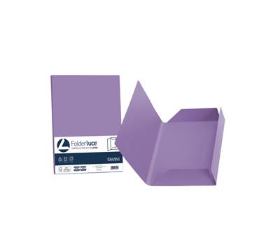 Cartelline 3 lembi Luce - 200 gr - 24,5 x 34,5 cm - violetto - conf. 25 pezzi - Favini - A50J434 - 8007057263343 - DMwebShop