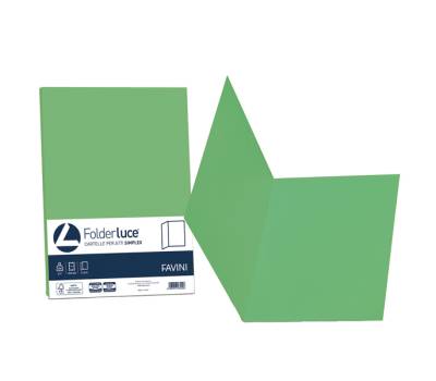 Cartelline semplici Luce - 200 gr - 25 x 34 cm - verde - conf. 50 pezzi - Favini - A50D664 - 8007057262032 - DMwebShop