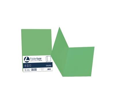 Cartelline semplici Luce - 200 gr - 25 x 34 cm - verde - conf. 50 pezzi - Favini - A50D664 - 8007057262032 - DMwebShop