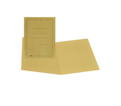 Cartelline semplici - con stampa - cartoncino Manilla - 145 gr - 25 x 34 cm - giallo - conf. 100 pezzi - Cart. Garda - CG0113MFSXXAK04 - DMwebShop