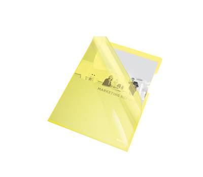 Cartelline a L PVC liscio - 21 x 29,7 cm - giallo cristallo - conf. 25 pezzi - Esselte - 55431 - 5902812554311 - DMwebShop