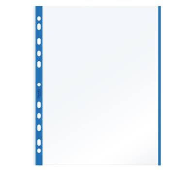Buste forate con banda colorata Linear buccia - 21 x 29,7 cm - blu - conf. 10 pezzi - Favorit - 100460032 - 8006779318508 - DMwebShop