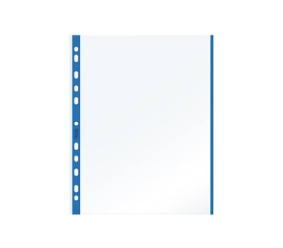 Buste forate con banda colorata Linear buccia - 21 x 29,7 cm - blu - conf. 10 pezzi - Favorit - 100460032 - 8006779318508 - DMwebShop